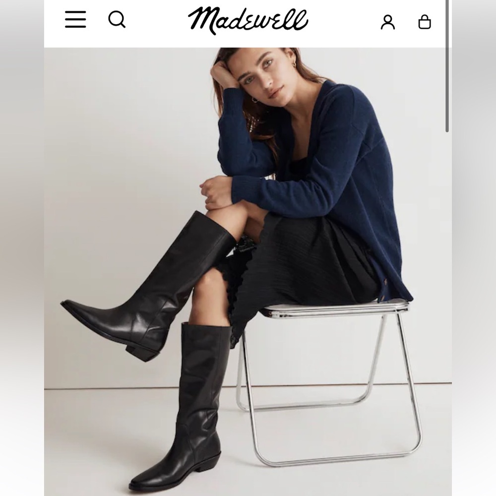 Madewell Antoine Tall Boots with Extended Calf 7.5